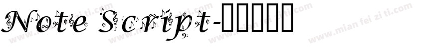 Note Script字体转换